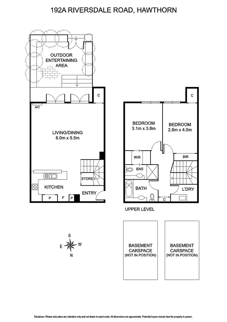 Floorplan of Homely apartment listing, 192A Riversdale Road, Hawthorn VIC 3122