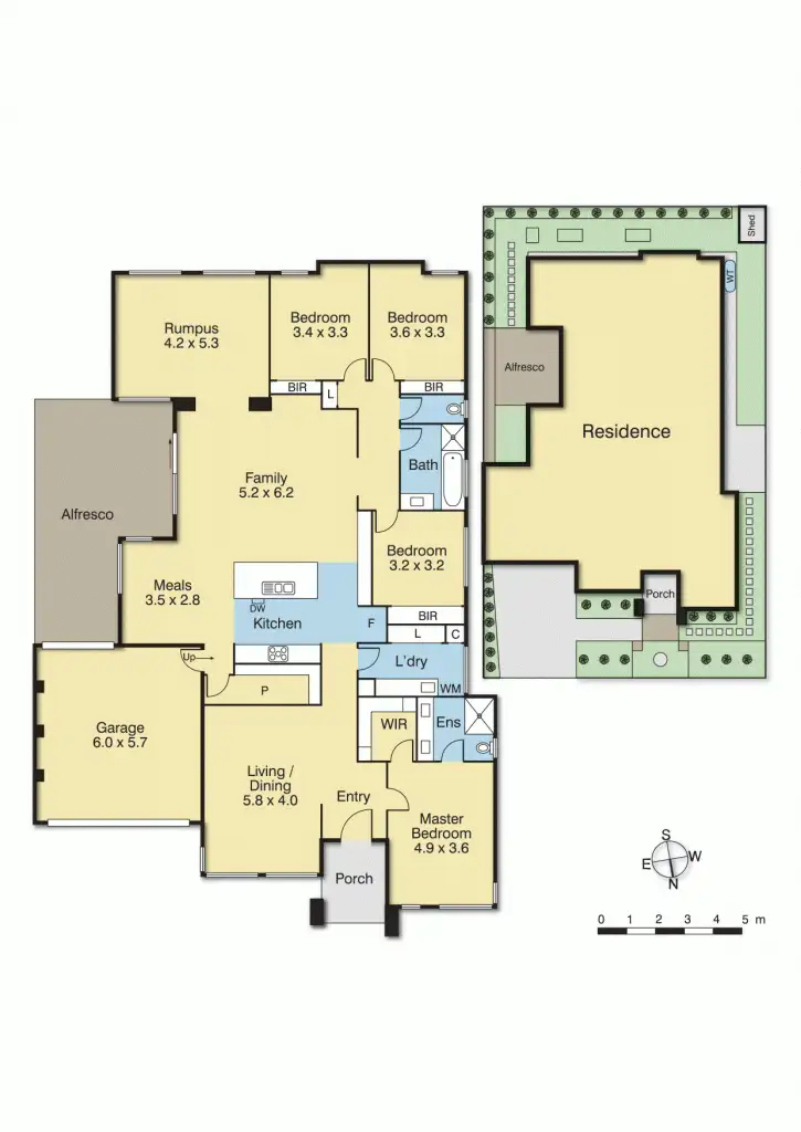 Floorplan of Homely house listing, 4 Escape Drive, Doreen VIC 3754