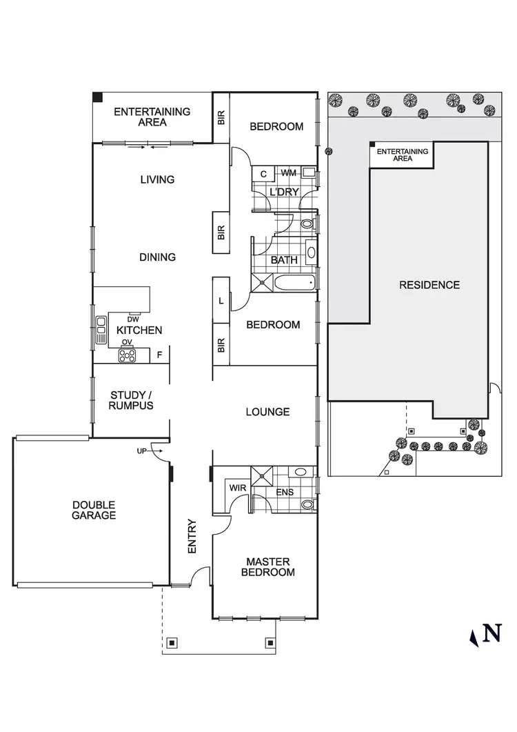 Floorplan of Homely house listing, 6 Piccadily Court, Doreen VIC 3754