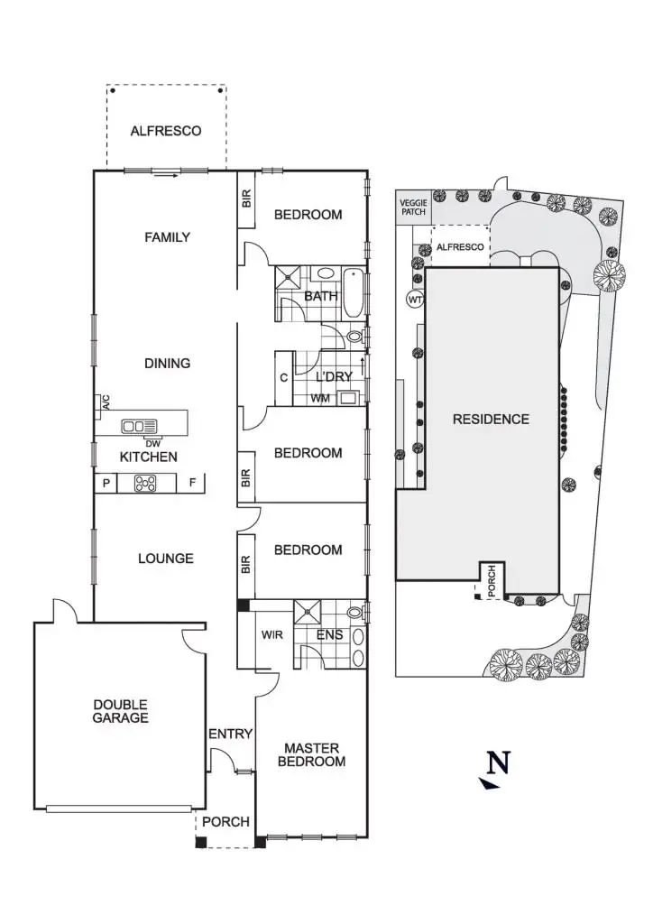 Floorplan of Homely house listing, 9 Bower Way, Doreen VIC 3754