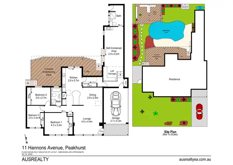 Floorplan of Homely house listing, 11 Hannons Avenue, Peakhurst NSW 2210