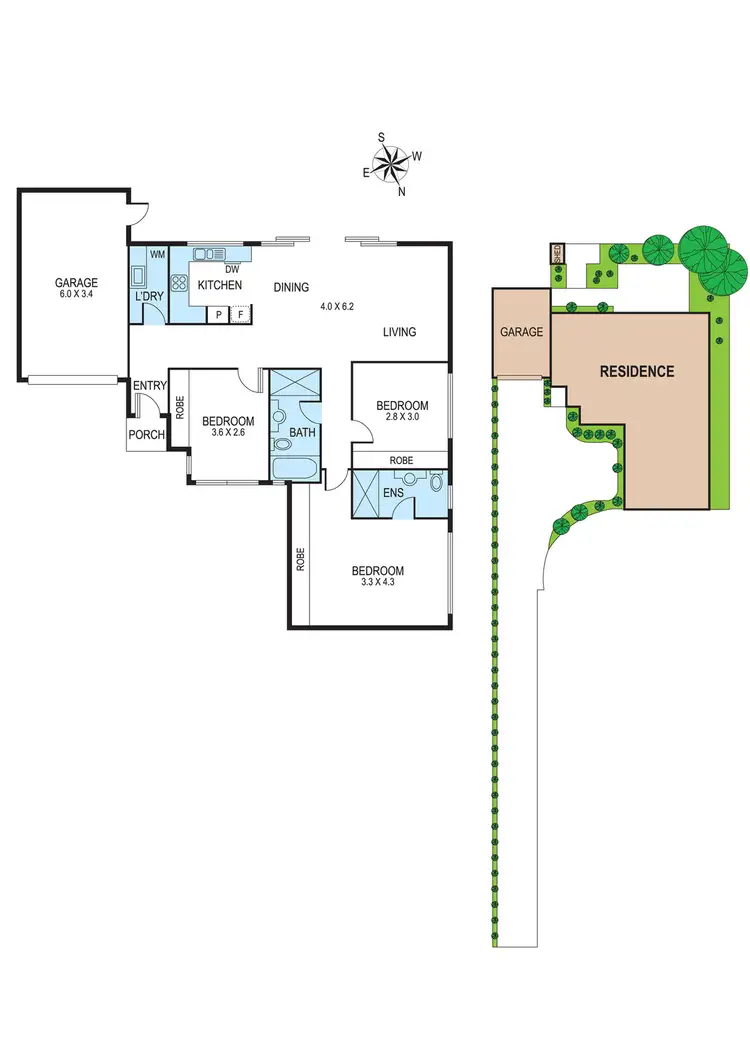 Floorplan of Homely townhouse listing, 4A Stayner Grove, Moorabbin VIC 3189