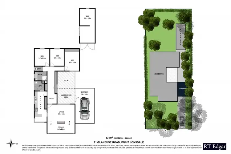 Floorplan of Homely house listing, 21 Glaneuse Road, Point Lonsdale VIC 3225