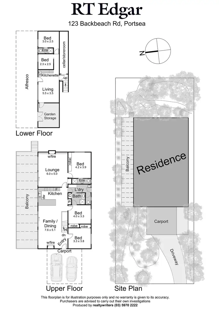 Floorplan of Homely house listing, 123 Back Beach Road, Portsea VIC 3944