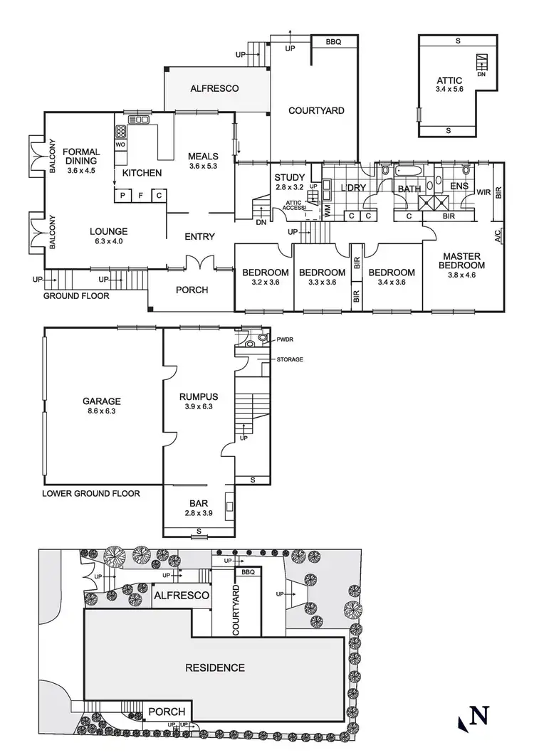 Floorplan of Homely house listing, 8 Felgate Parade, Vermont South VIC 3133