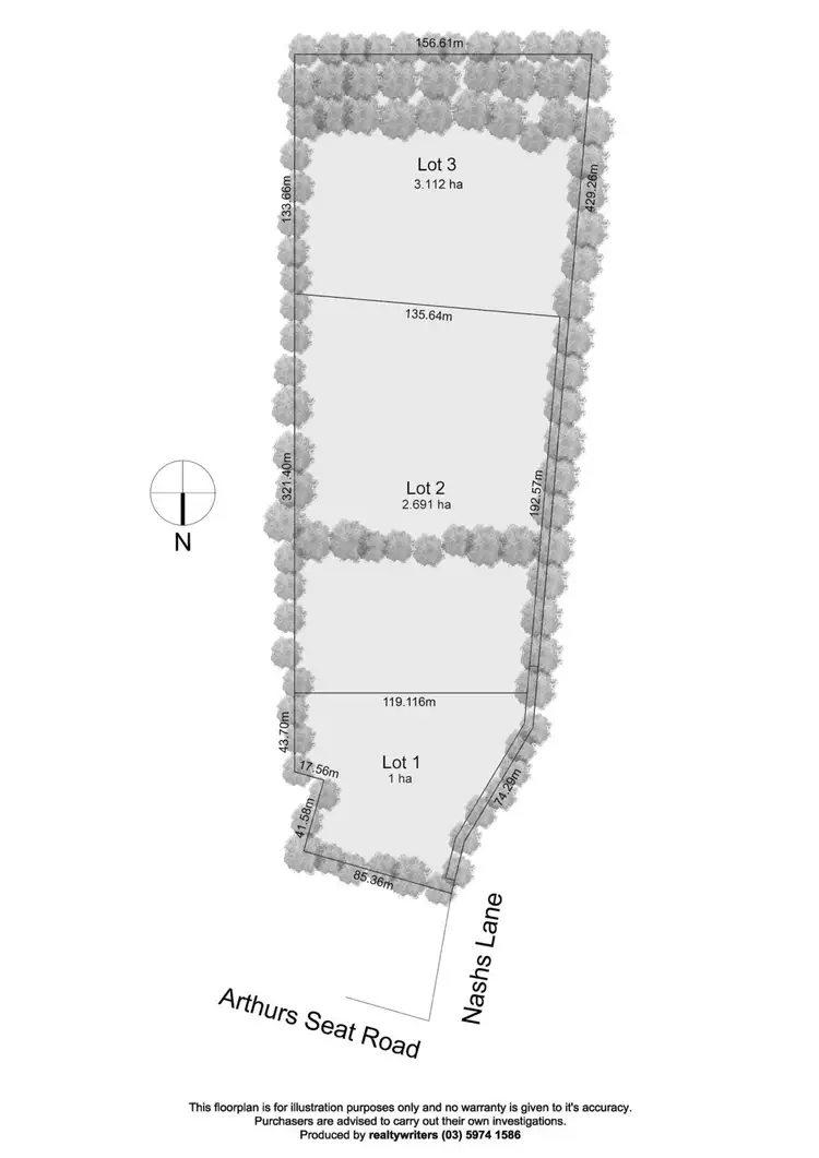 Floorplan of Homely land listing, Lot 1 Nashs Lane, Red Hill VIC 3937