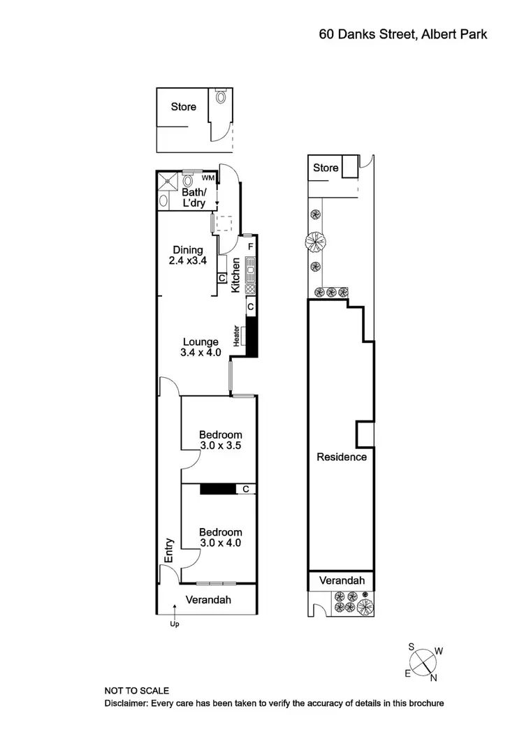 Floorplan of Homely house listing, 60 Danks Street, Albert Park VIC 3206