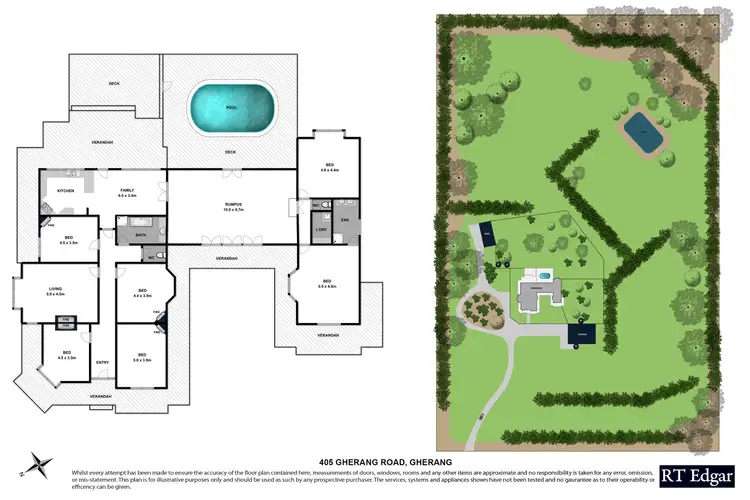 Floorplan of Homely rural property listing, 405 Gherang Road, Gherang VIC 3240