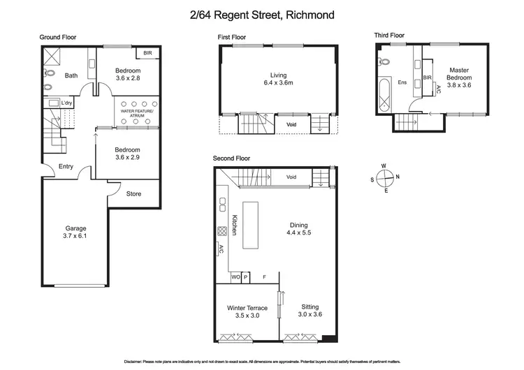 Floorplan of Homely house listing, 2/64 Regent Street, Richmond VIC 3121