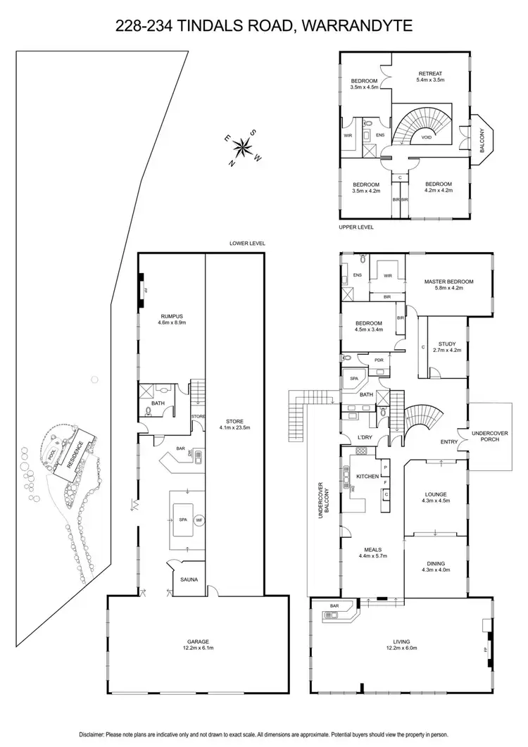 Floorplan of Homely house listing, 228-234 Tindals Road, Warrandyte VIC 3113