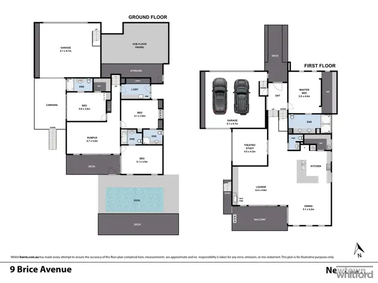 Floorplan of Homely house listing, 9 Brice Avenue, Newtown VIC 3220
