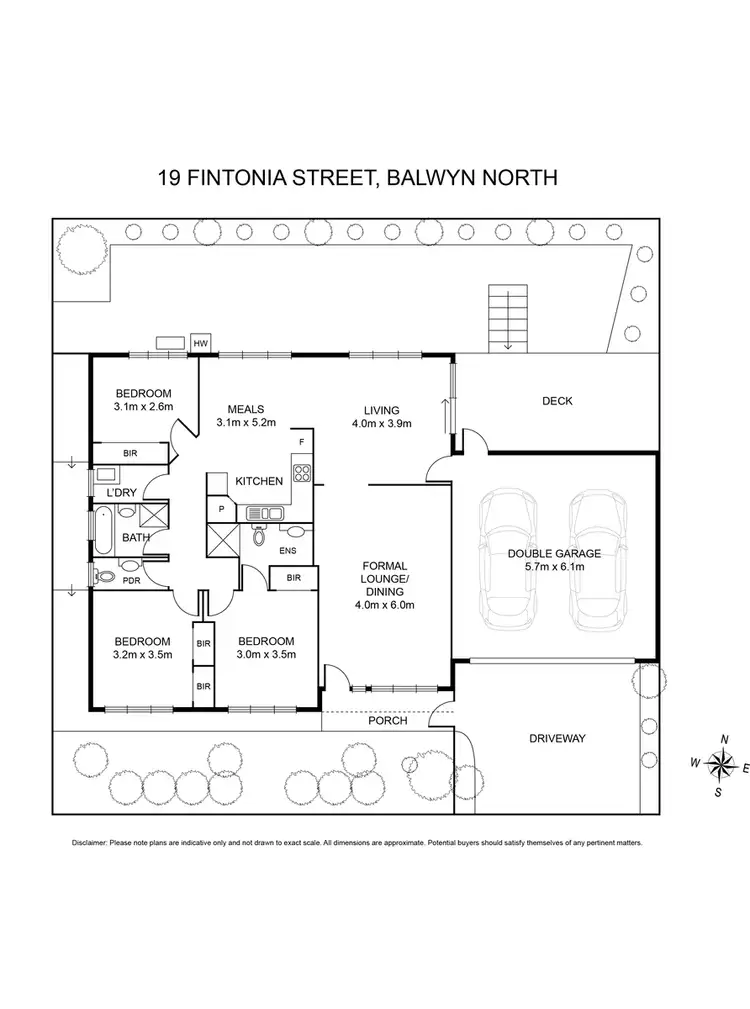 Floorplan of Homely townhouse listing, 19 Fintonia Street, Balwyn North VIC 3104
