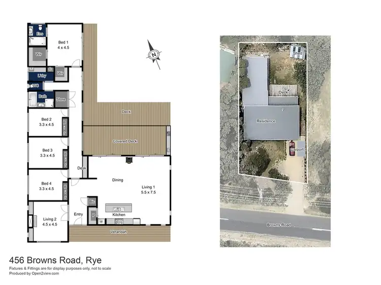 Floorplan of Homely house listing, 456 Browns Road, Rye VIC 3941
