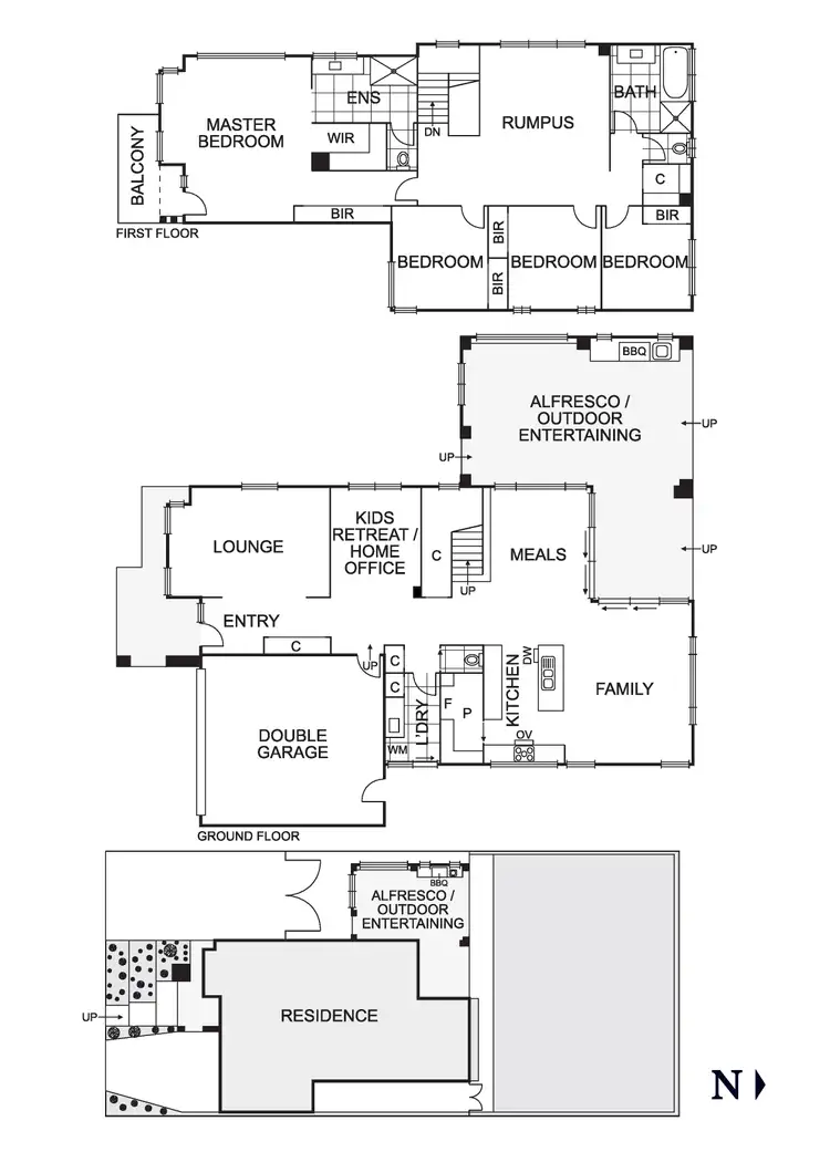 Floorplan of Homely house listing, 58 Roaming Road, Doreen VIC 3754