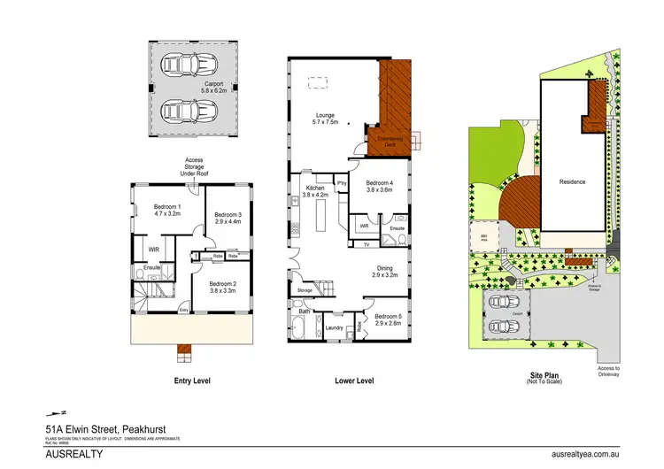 Floorplan of Homely house listing, 51A Elwin Street, Peakhurst NSW 2210