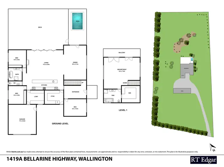 Floorplan of Homely house listing, 1419a Bellarine Highway, Wallington VIC 3222