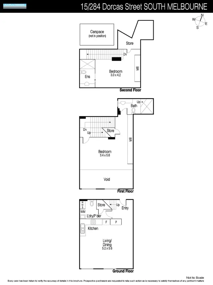 Floorplan of Homely apartment listing, 15/284 Dorcas Street, South Melbourne VIC 3205