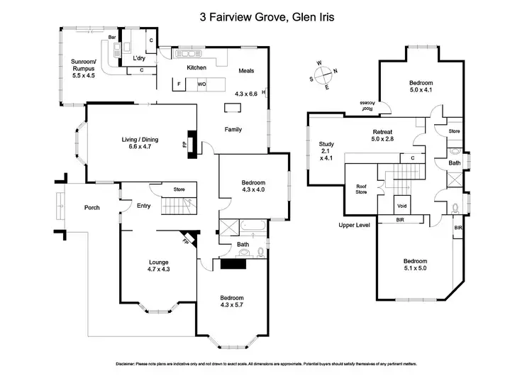 Floorplan of Homely house listing, 3 Fairview Grove, Glen Iris VIC 3146