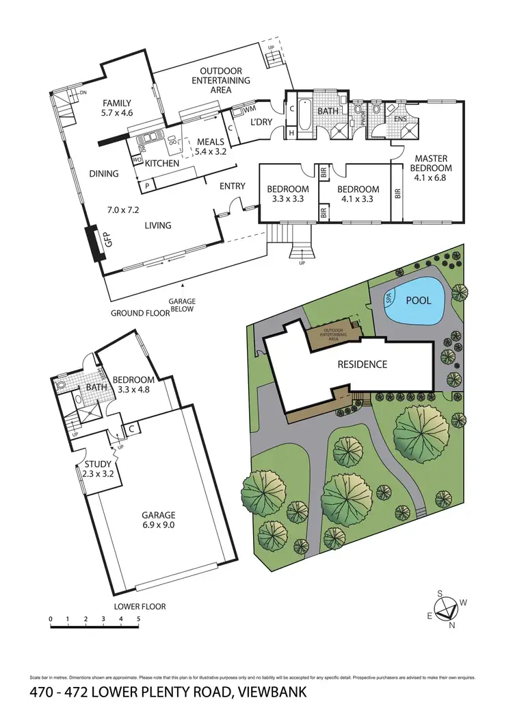 Floorplan of Homely house listing, 470-472 Lower Plenty Road, Viewbank VIC 3084