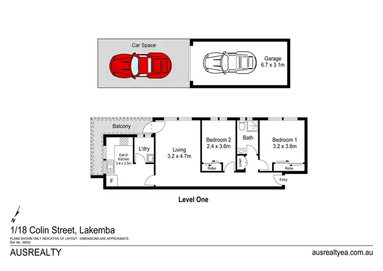 Floorplan of Homely apartment listing, 1/18 Colin Street, Lakemba NSW 2195