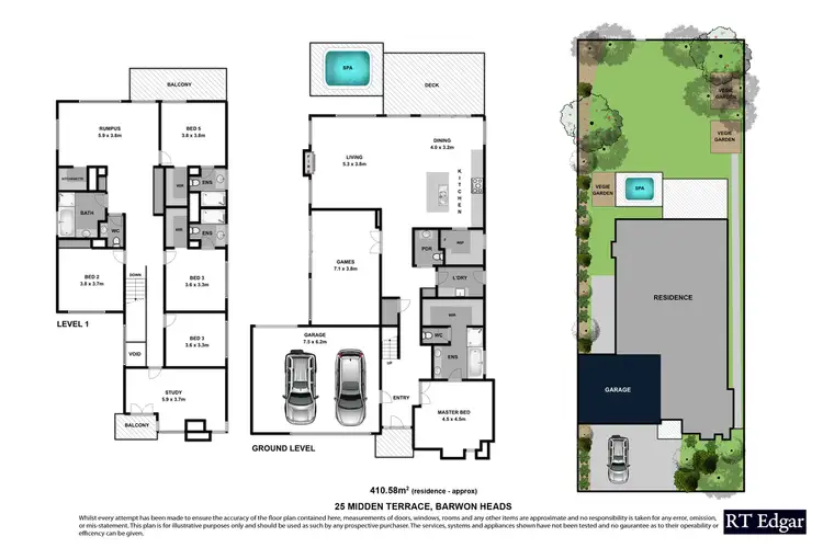 Floorplan of Homely house listing, 25 Midden Terrace, Barwon Heads VIC 3227