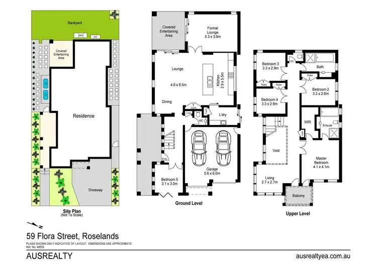 Floorplan of Homely house listing, 59 Flora Street, Roselands NSW 2196