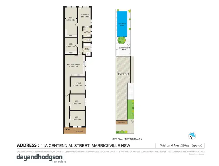 Floorplan of Homely house listing, 11A Centennial Street, Marrickville NSW 2204