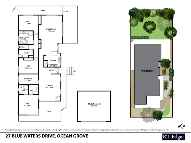 Floorplan of Homely house listing, 27 Blue Waters Drive, Ocean Grove VIC 3226