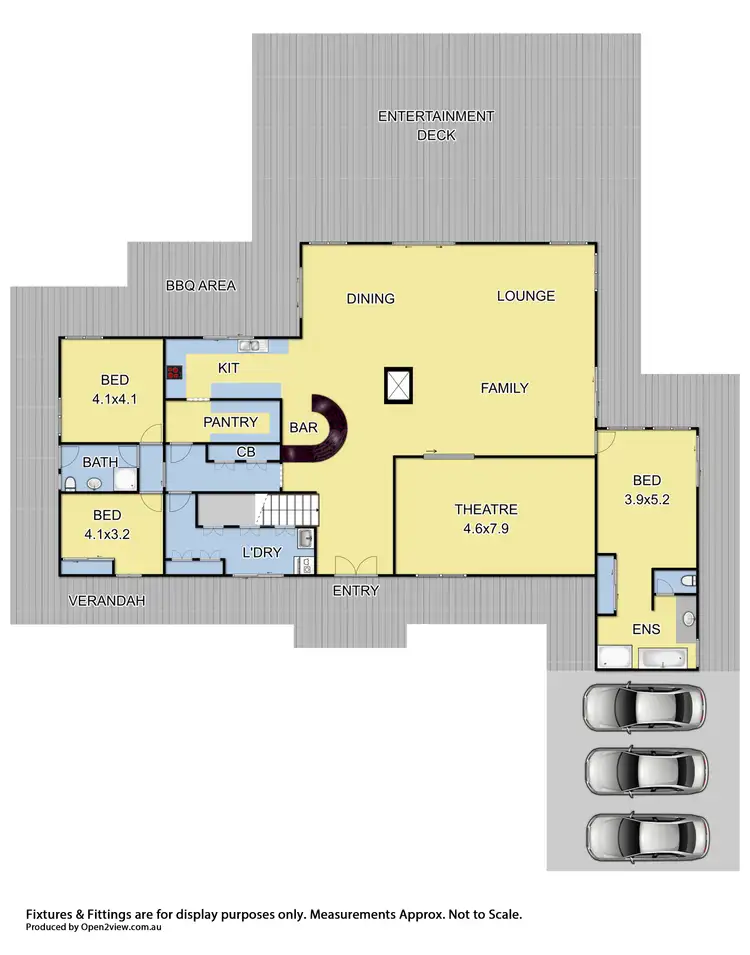 Floorplan of Homely rural property listing, 401 Yarraview Road, Yarra Glen VIC 3775