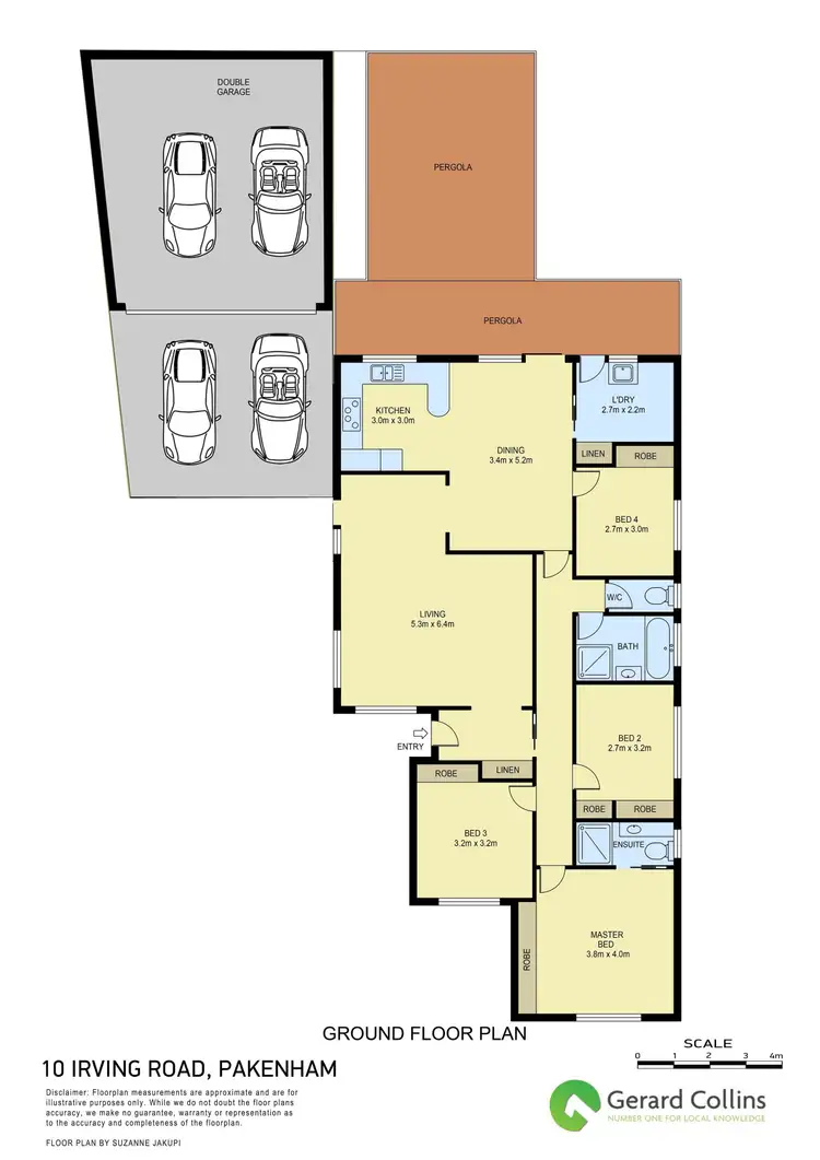 Floorplan of Homely house listing, 10 Irving Road, Pakenham VIC 3810