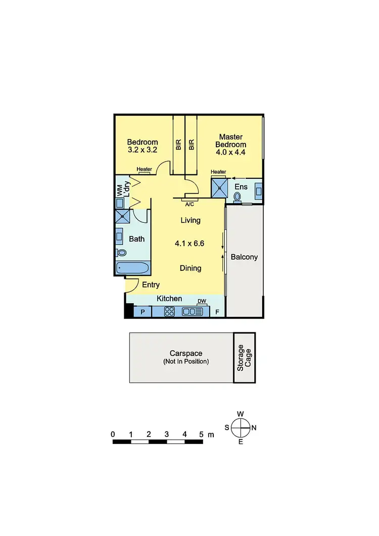 Floorplan of Homely apartment listing, 202/21 Buckingham Street, Footscray VIC 3011