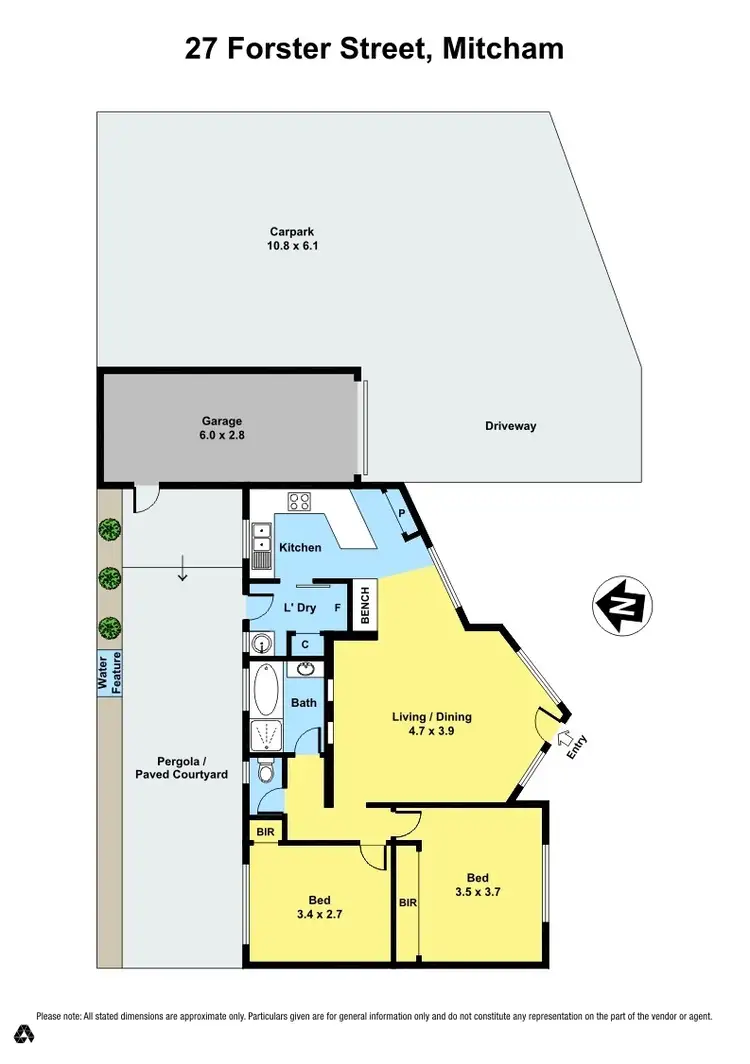 Floorplan of Homely house listing, 27 Forster Street, Mitcham VIC 3132