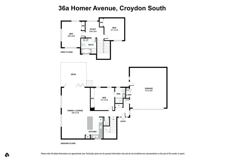 Floorplan of Homely house listing, 36a Homer Avenue, Croydon South VIC 3136