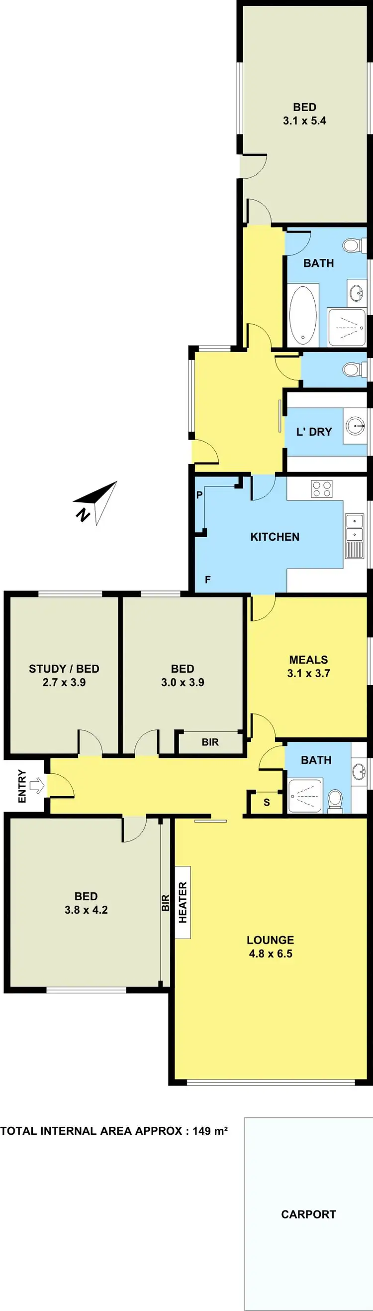 Floorplan of Homely house listing, 27 Grenville Street, Hampton VIC 3188