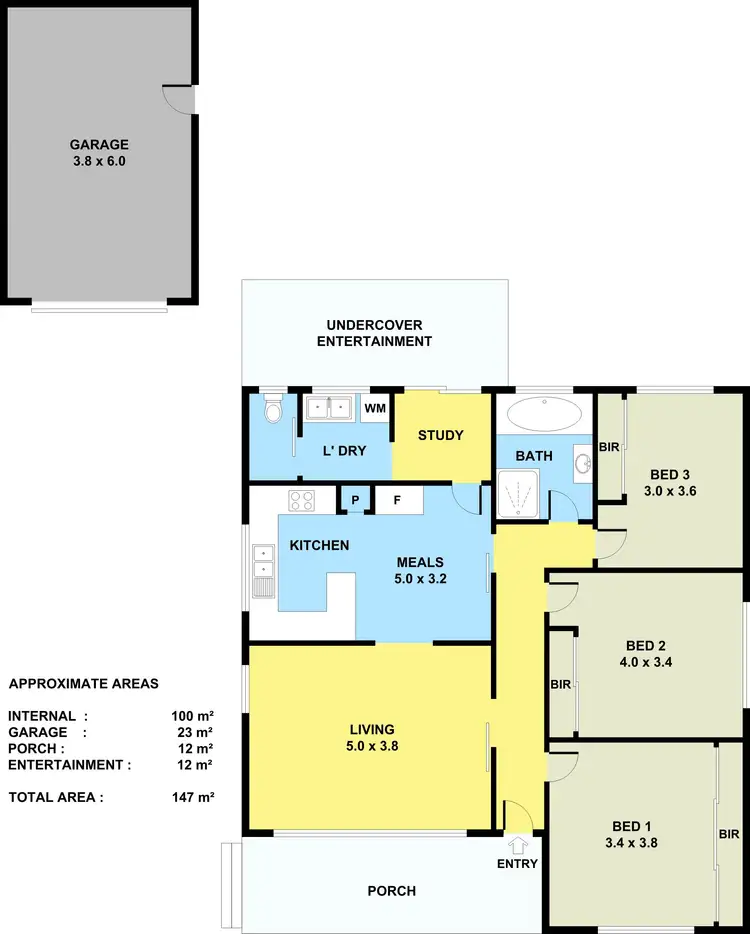 Floorplan of Homely house listing, 28 Augustine Terrace, Glenroy VIC 3046