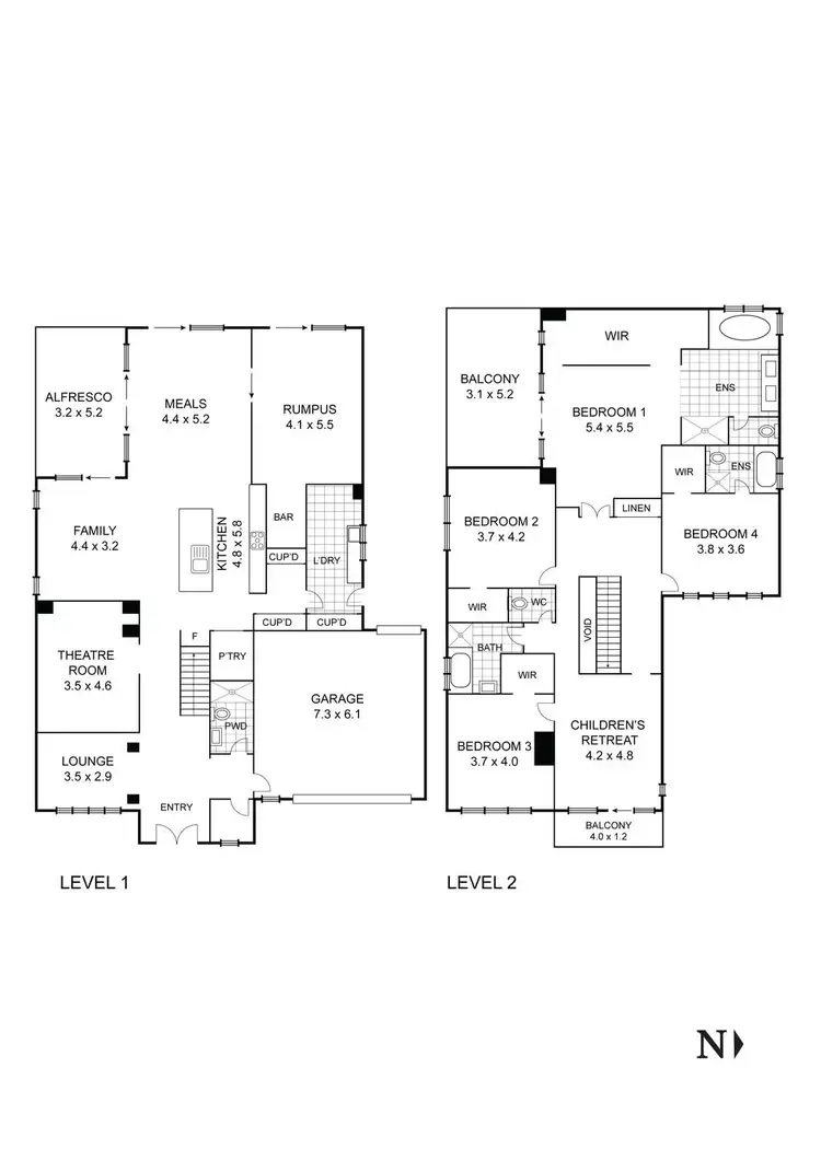 Floorplan of Homely house listing, 56 Mandalay Circuit, Beveridge VIC 3753