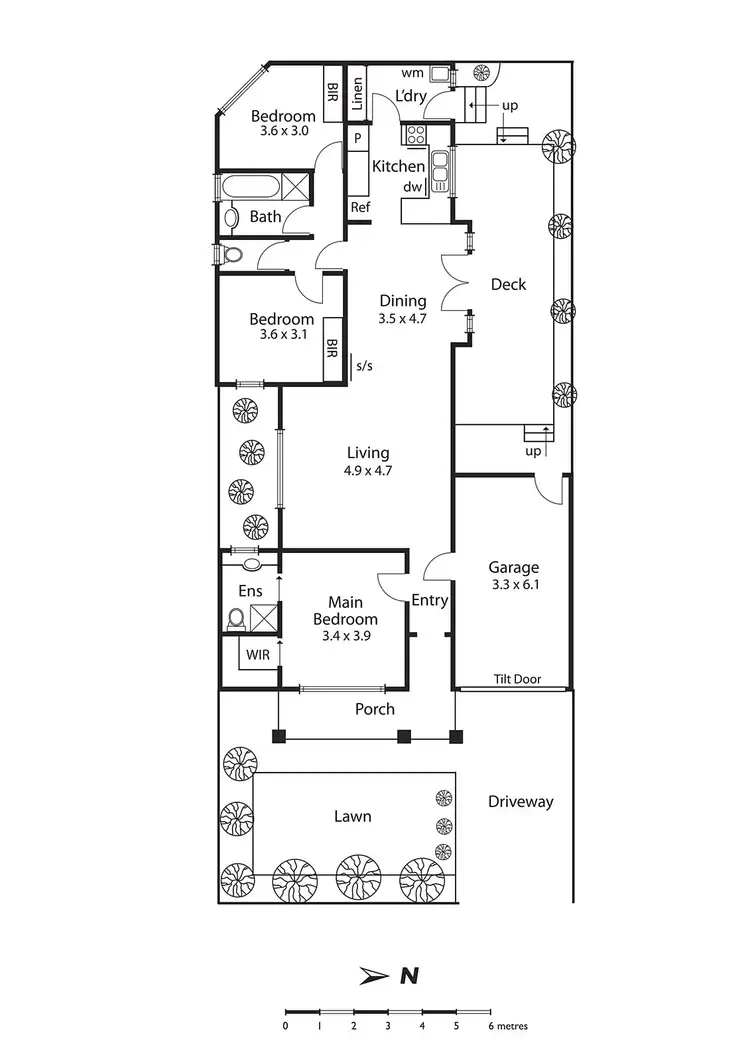 Floorplan of Homely unit listing, 1/80 Truganini Road, Carnegie VIC 3163