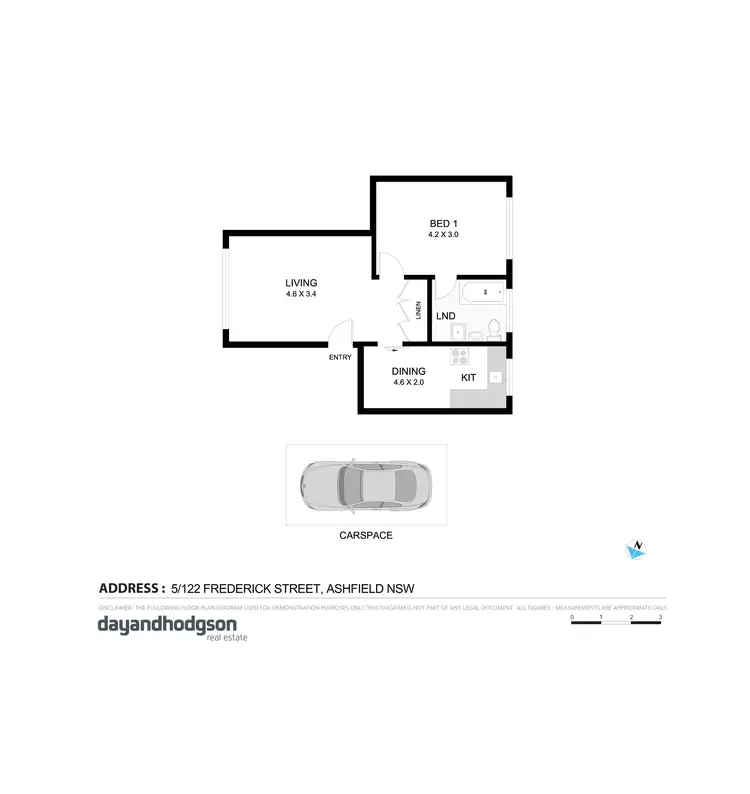 Floorplan of Homely unit listing, 5/122 Frederick Street, Ashfield NSW 2131