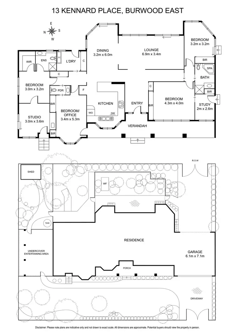 Floorplan of Homely house listing, 13 Kennard Place, Burwood East VIC 3151