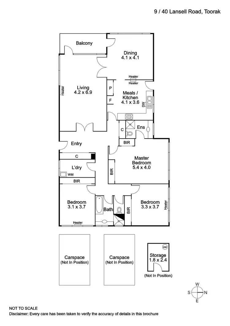 Floorplan of Homely apartment listing, 9/40 Lansell Road, Toorak VIC 3142