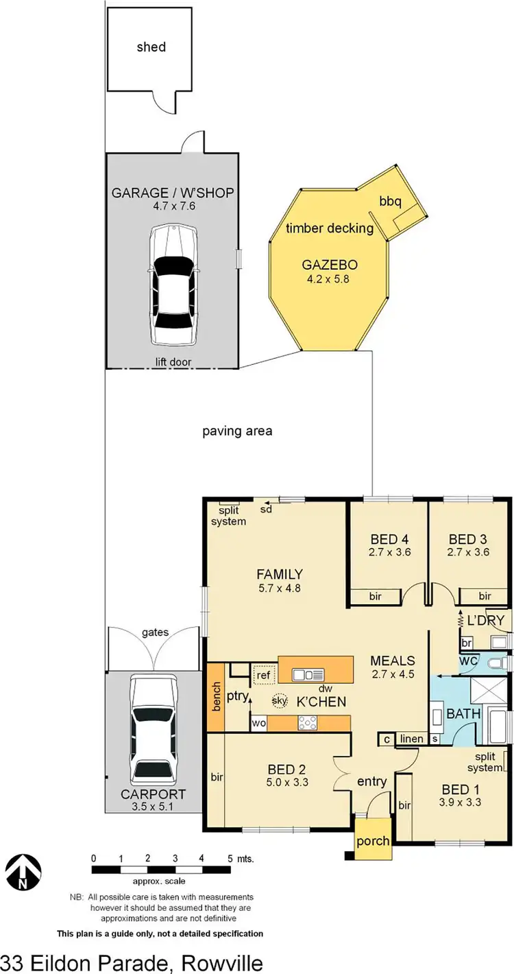 Floorplan of Homely house listing, 33 Eildon Parade, Rowville VIC 3178
