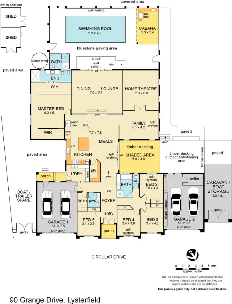 Floorplan of Homely house listing, 90 Grange Drive, Lysterfield VIC 3156