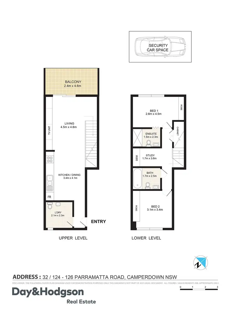 Floorplan of Homely apartment listing, 32/124-126 Parramatta Road, Camperdown NSW 2050