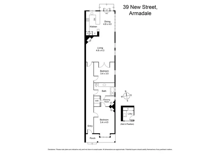 Floorplan of Homely house listing, 39 New Street, Armadale VIC 3143