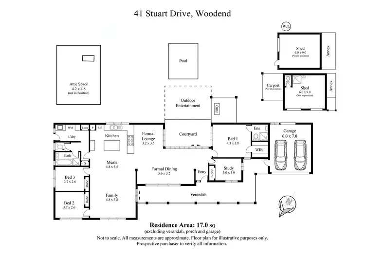 Floorplan of Homely house listing, 41 Stuart Drive, Woodend VIC 3442