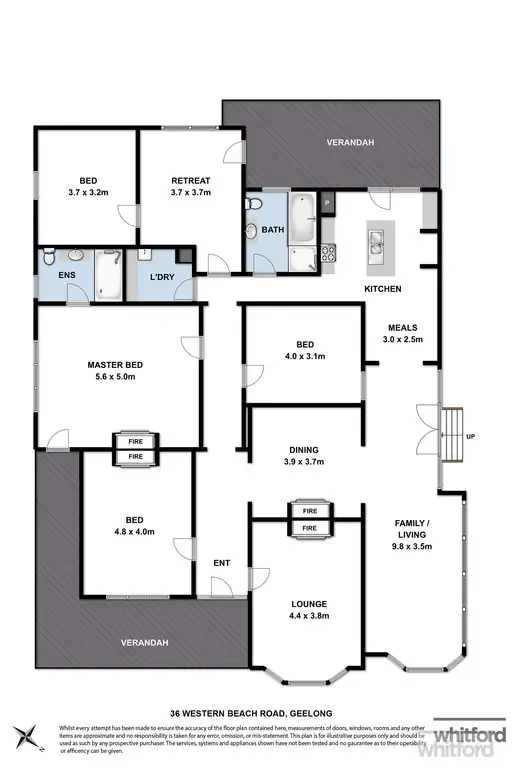 Floorplan of Homely house listing, 36 Western Beach Road, Geelong VIC 3220