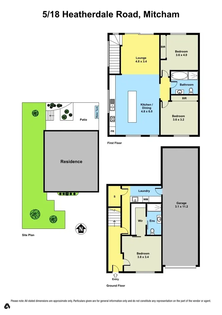 Floorplan of Homely townhouse listing, 5/18 Heatherdale Road, Mitcham VIC 3132