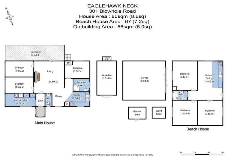 Floorplan of Homely house listing, 301 Blowhole Road, Eaglehawk Neck TAS 7179