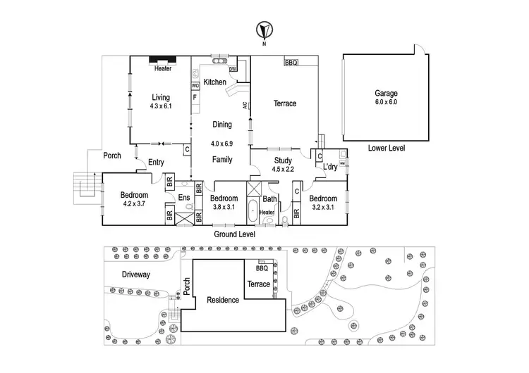Floorplan of Homely house listing, 143 Mountain View Parade, Rosanna VIC 3084