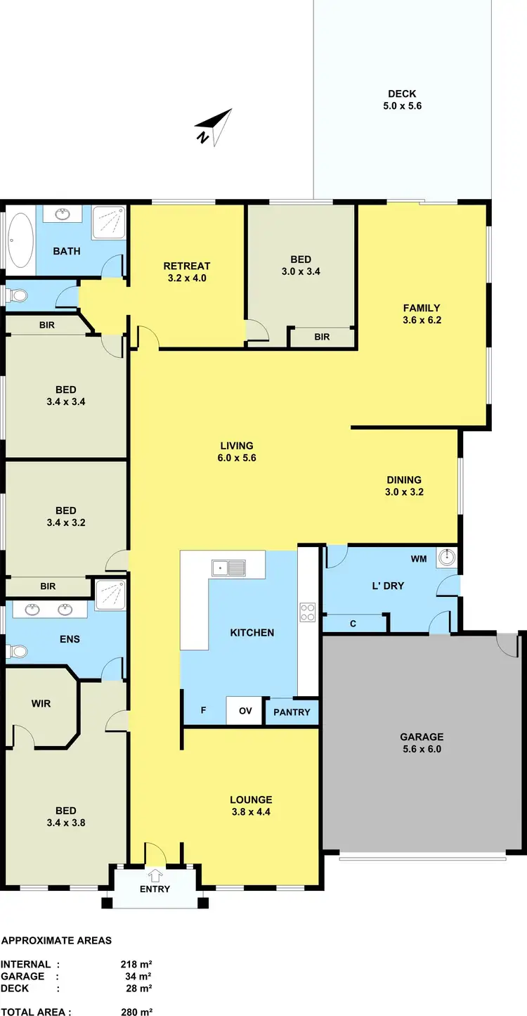 Floorplan of Homely house listing, 14 Clarafield Crescent, Tarneit VIC 3029